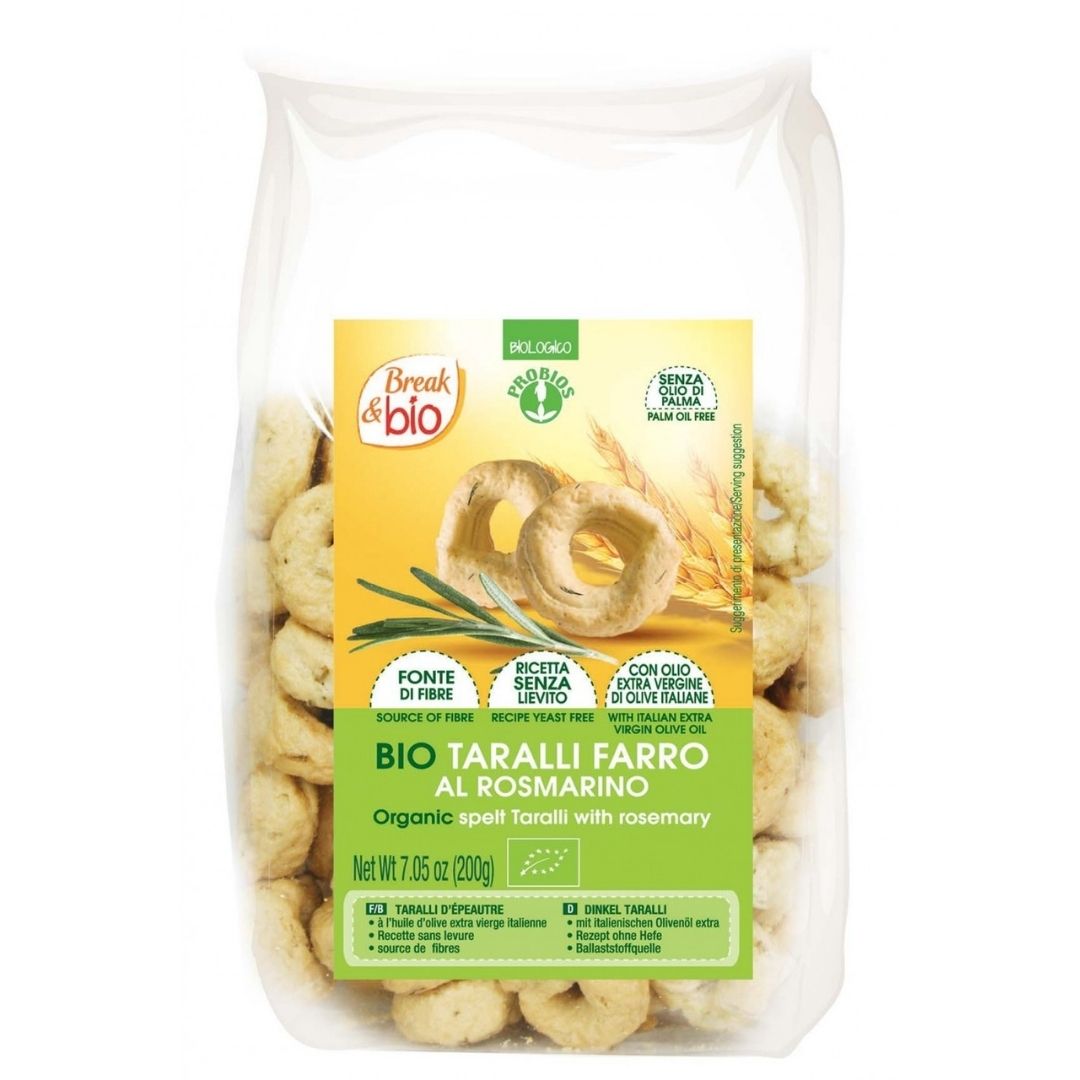 TARALLI DI FARRO AL ROSMARINO BIO